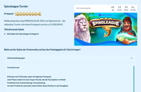 welle tournament page